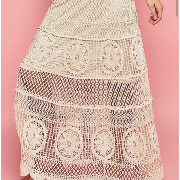 POL Valley Escape Crochet Skirt OS - Picture 8 of 16